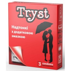 Презервативи TRYST Light 3шт надтонкі